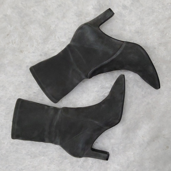 Shoes - Stuart Weitzmann Gray Suede Boots